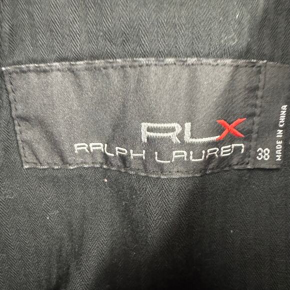 RLX Ralph Lauren Chino Golf Shorts Mens Size 38 Navy Blue 10” Inseam Flat Front - Picture 2 of 9
